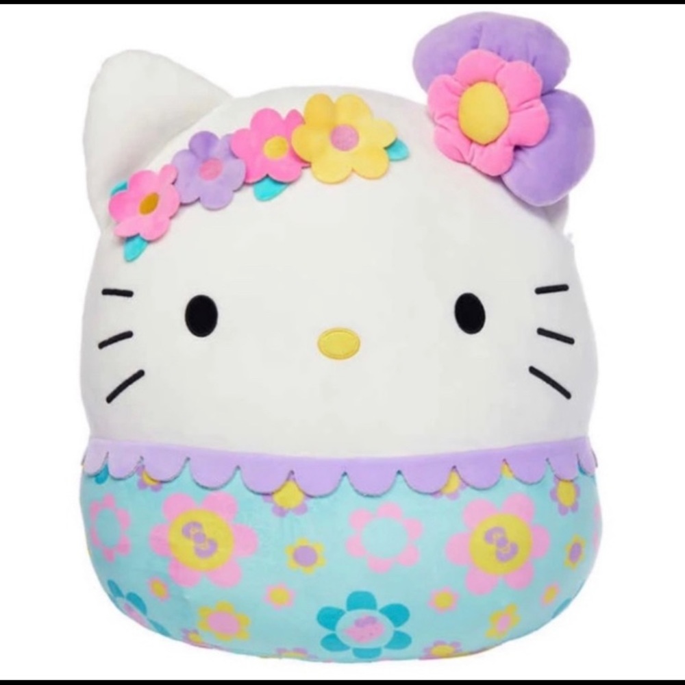 Hello Kitty Floral Squishmallow